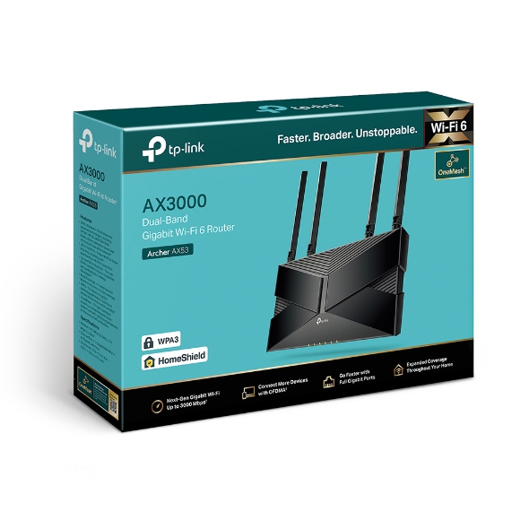 TP-Link Archer AX53 AX3000 Dual-Band Wi-Fi 6 Router - Image 5