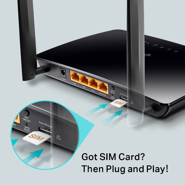 TP-Link Archer MR200 AC750 Wireless Dual Band 4G LTE Router - Image 4