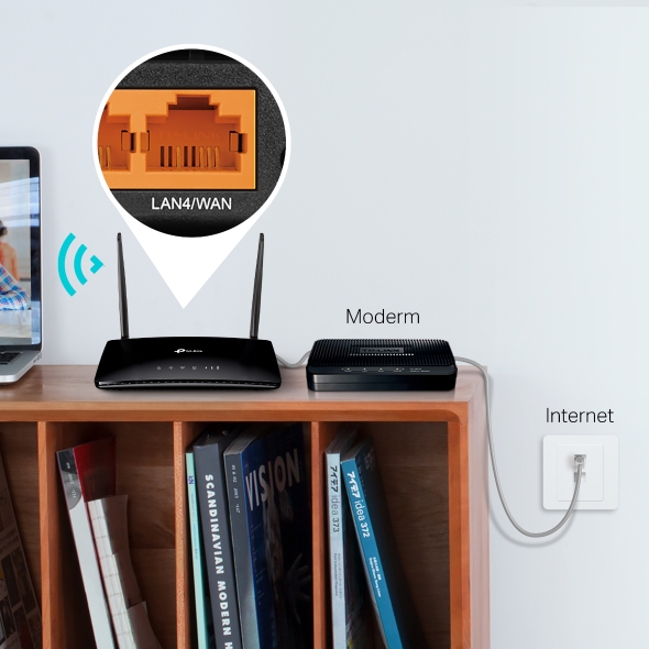 TP-Link TL-MR6400 300Mbps Wireless N 4G LTE Router - Image 6