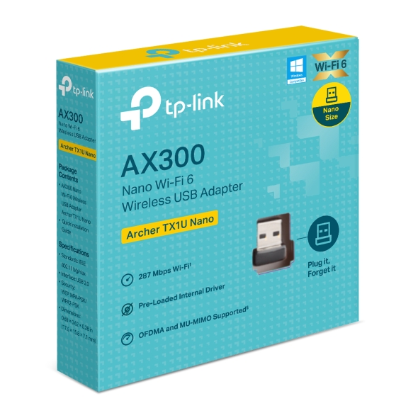 TP-Link Archer TX1U Nano AX300 Nano Wi-Fi 6 USB Adapter - Image 8