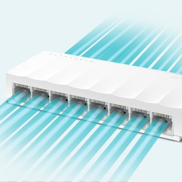 TP-Link LS1008 8-Port 10/100Mbps Desktop Switch - Image 5