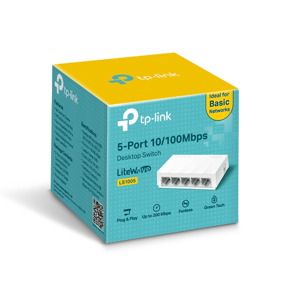 TP-Link LS1005 5-Port 10/100Mbps Desktop Switch - Image 6