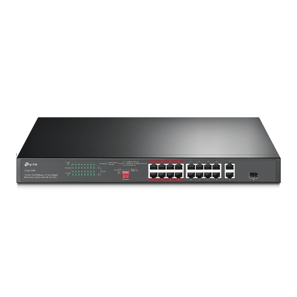 TP-Link TL-SL1218P 18-Port 10/100Mbps PoE+ Switch