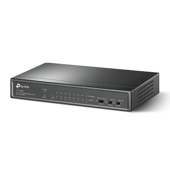 TP-Link TL-SF1009P 9-Port 10/100Mbps PoE+ Switch - Image 2