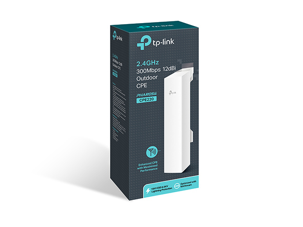 TP-Link CPE220 2.4GHz 300Mbps 12dBi Outdoor CPE - Image 5