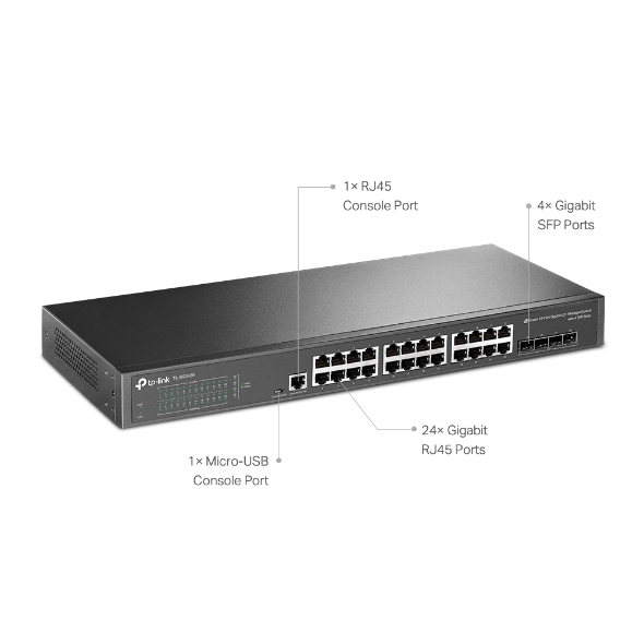 TP-Link SG3428 24-Port Managed Switch - Image 2